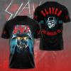 Rock Band Slayer 3d Printing T-shirt Men Women Fashion Casual Man Short Sleeve Tshirt Hip Hop Tops Tees O Neck Men Clothes