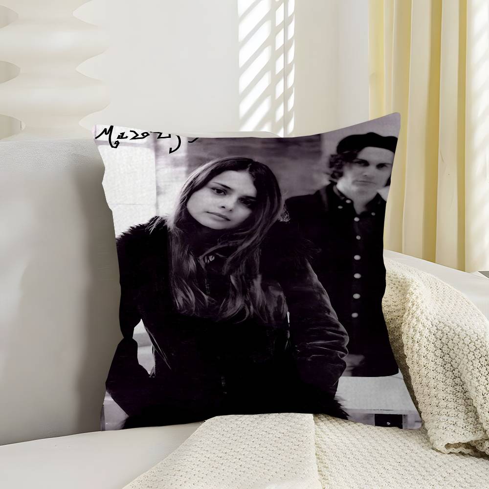 80S Pop Punk Band Mazzy Star Lucky Dragon Pillow Cover Sofa Cushion Cover Home Room Decoration Children Gift