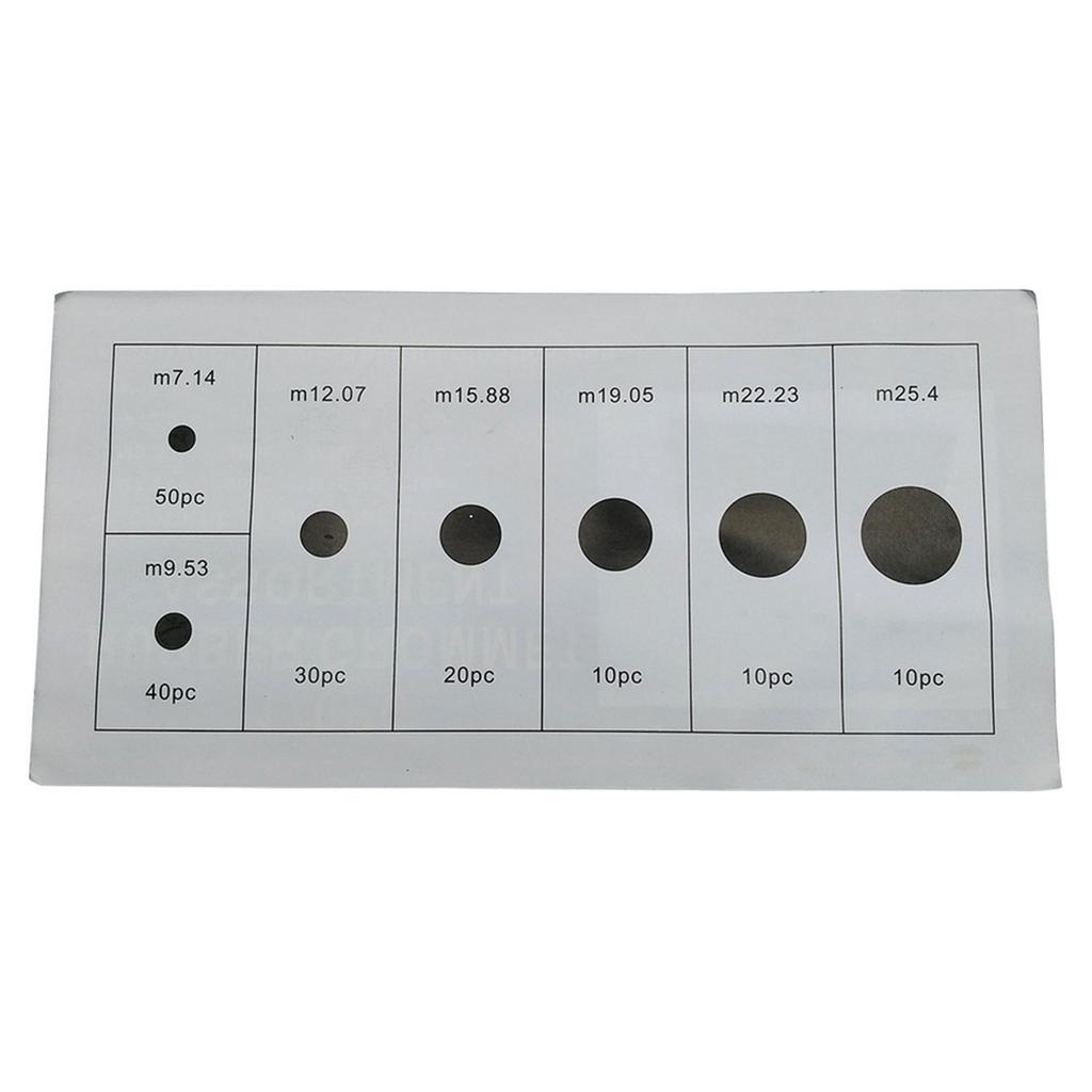 170Pcs Rubber Grommets Assortment Firewall Hole Plug Electrical Wire Gasket Set