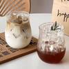 Cold Coffee Cups Iced Coffee Cups Glass Water Cup Coffee Mug Glass Drinkware Water Bottle Aesthetic Glass Cup Desk Accessorie