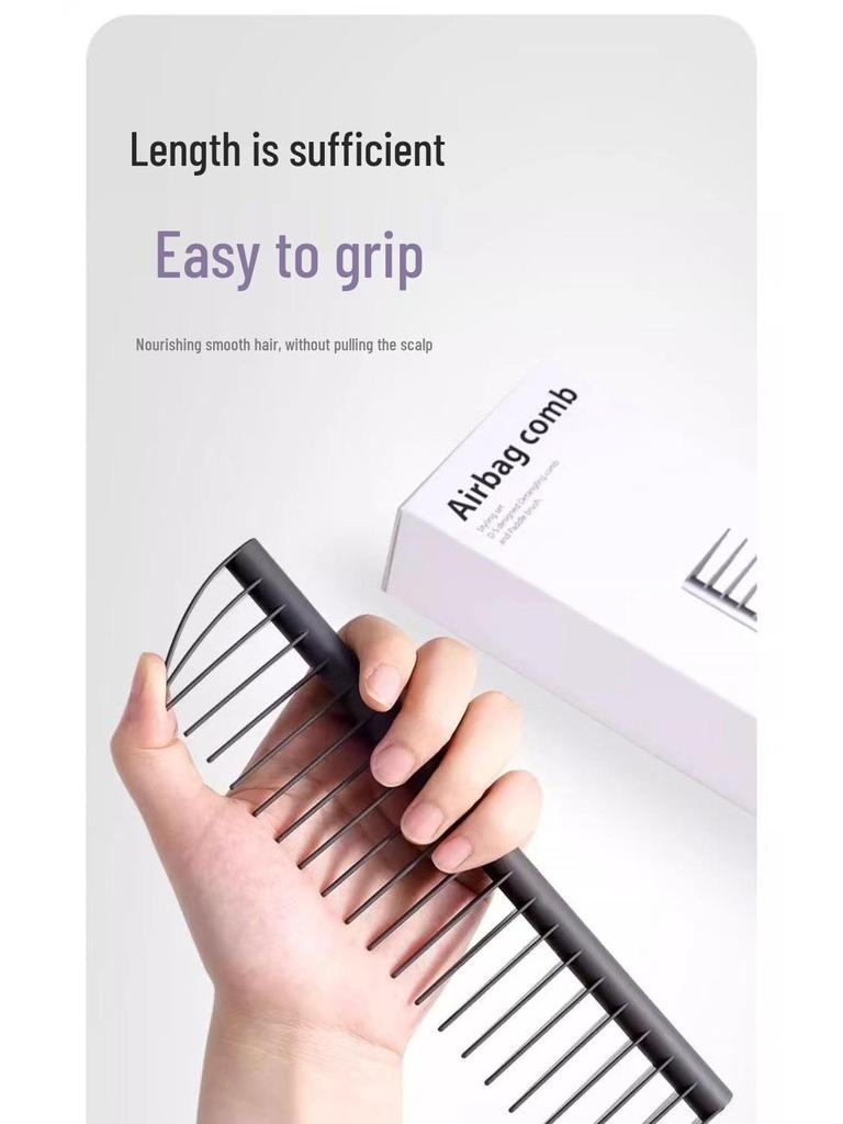 Портативная расческа-подушка с воздушной подушкой для укладки пышных волос – Массажная парикмахерская расческа для девочек