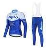Cycling Suit Men's Long Sleeve Suit Bicycle Quick Drying Breathable Road Bike Cycling Suit