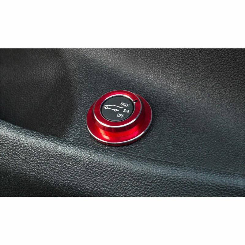 For Buick Envision 2016-2020 Red Alloy Trunk Power Liftgate Switch Ring Trim 1PC