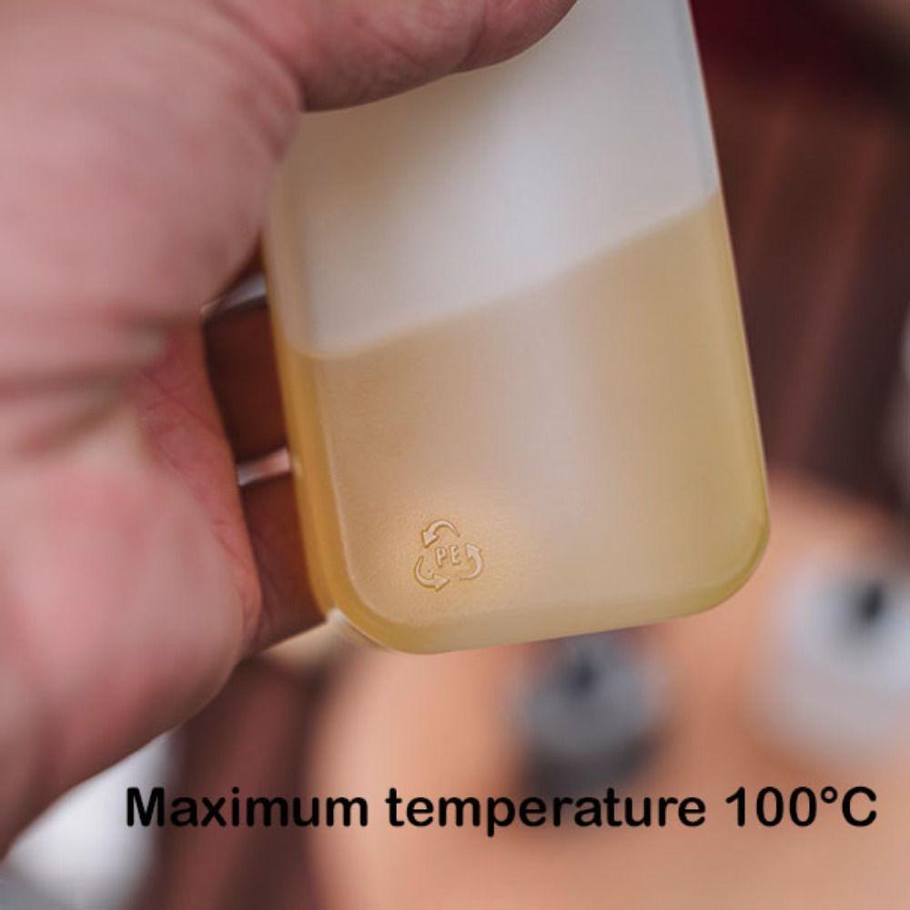 4pcs Plastic BBQ Oil Dispenser 100ml Squeeze Sauce Bottles Outdoor Oil Bottle Ketchup