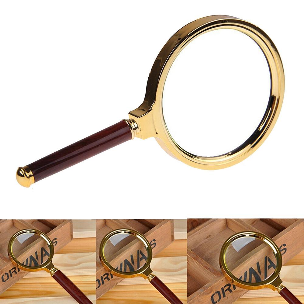 Reading Book Jewelry Handheld Science Tool Loupe Magnifying Glass Magnifier Reading Newspaper