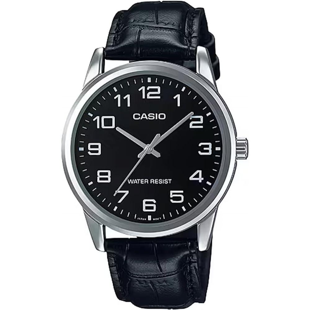Casio Мужские аналоговые кварцевые часы Mtp V001l 1b