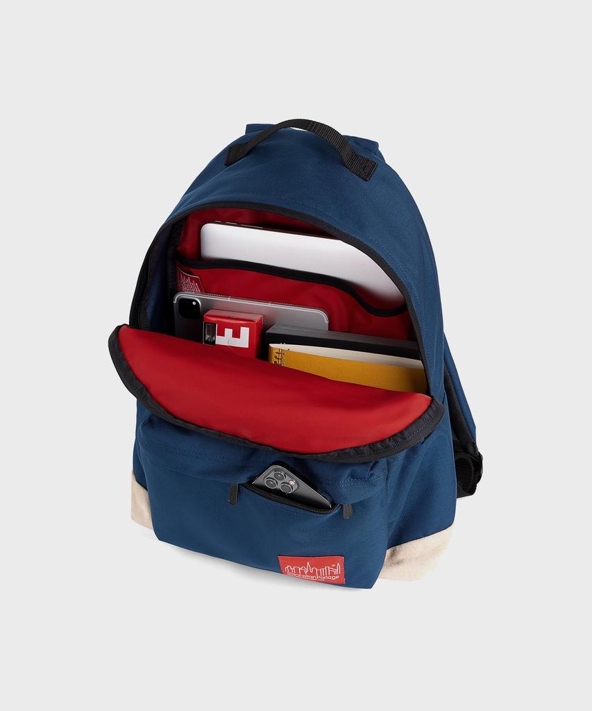 Manhattan Portage 1211 Большое Яблоко Рюкзак L Темно-синяя Замша