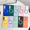 Чехол для Samsung Galaxy Z Fold 7 Жесткий ПК Магнитная беспроводная зарядка Пленка Защитная задняя крышка Чехол для корпуса телефона Z Fold 7