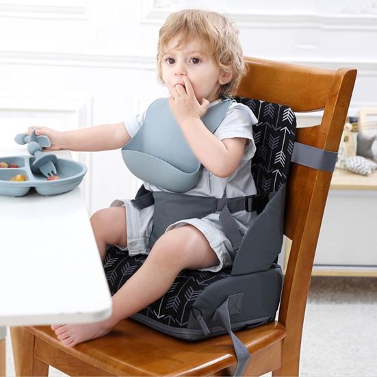 Детское сиденье-бустер, дышащий кухонный стул со спинкой, регулируемыми ремнями и подушкой, переносной обеденный стол, повышающее сиденье для семьи