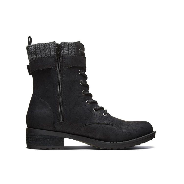 Skechers Женские берцы высокие черные 44662-BLK