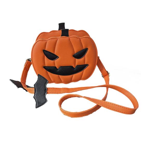 Сумка-кроссбоди в виде тыквы, кошелек в виде тыквы на Хэллоуин, наплечная сумка с регулируемым плечевым ремнем для вечеринки, улицы, повседневной носки