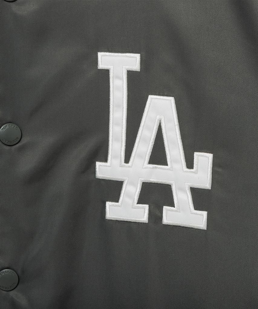 New Era Mlb La Dodgers Nylon Stadium Jacket Grey