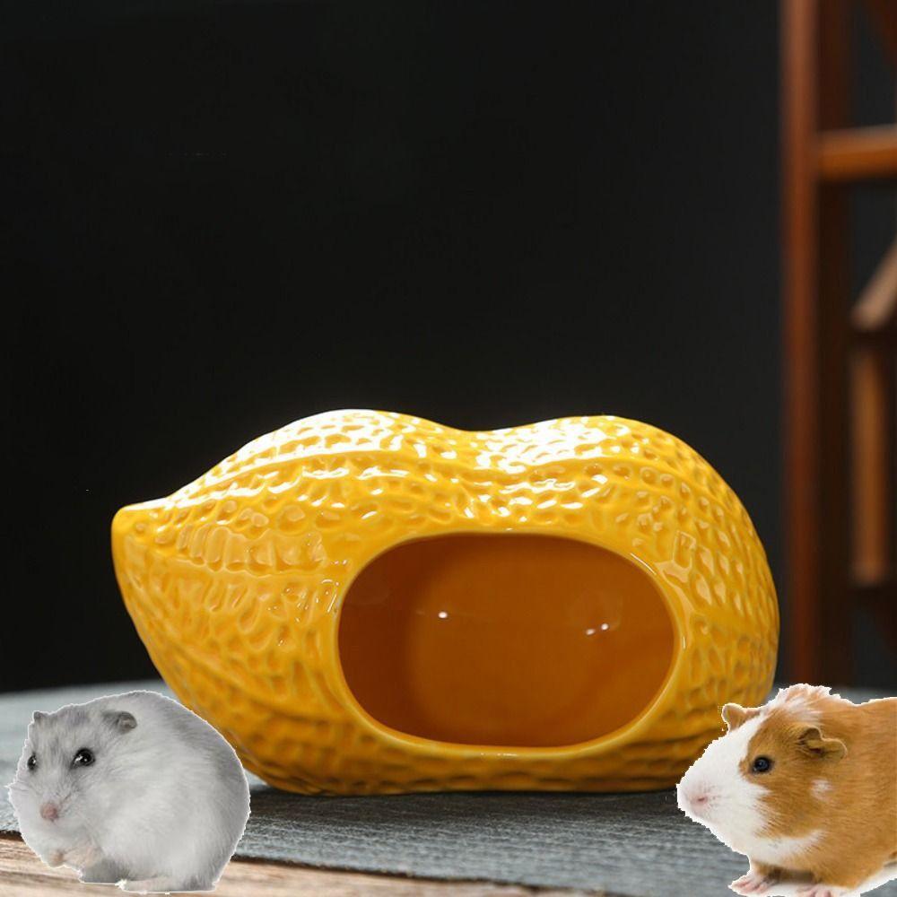 Ceramic Hamster Nest Cooling Hamster Bed Pet Supplies Pet Hiding House Storage Organizer