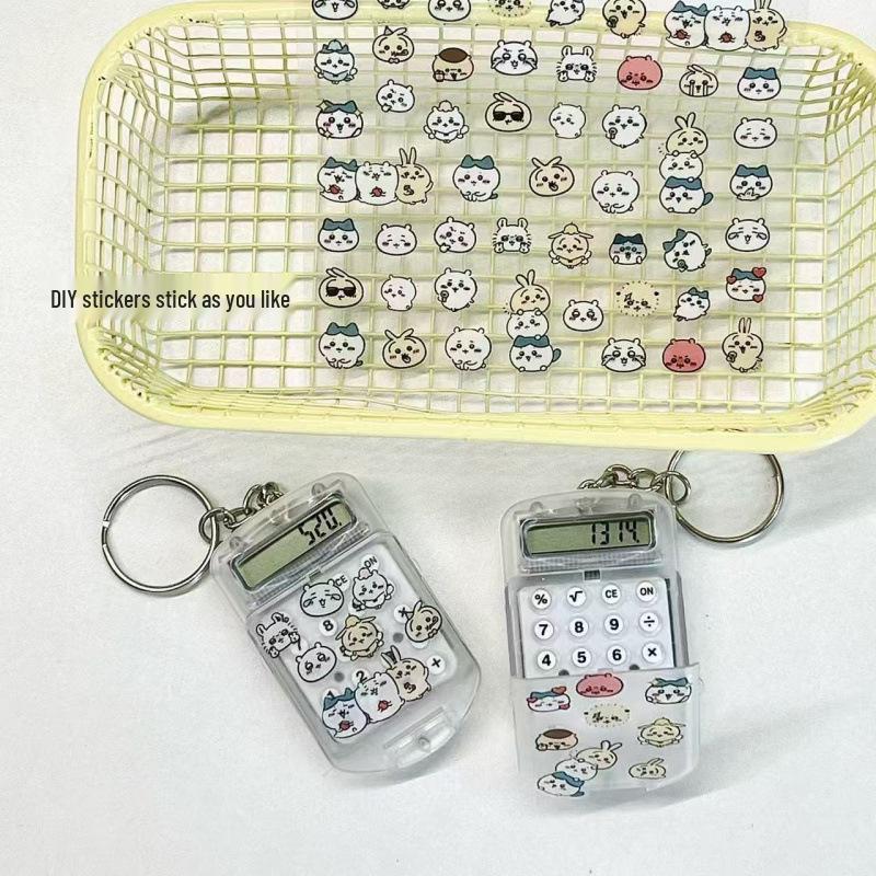 Chiikawa Silent Mini Calculator: Compact and Simple for Student Exams