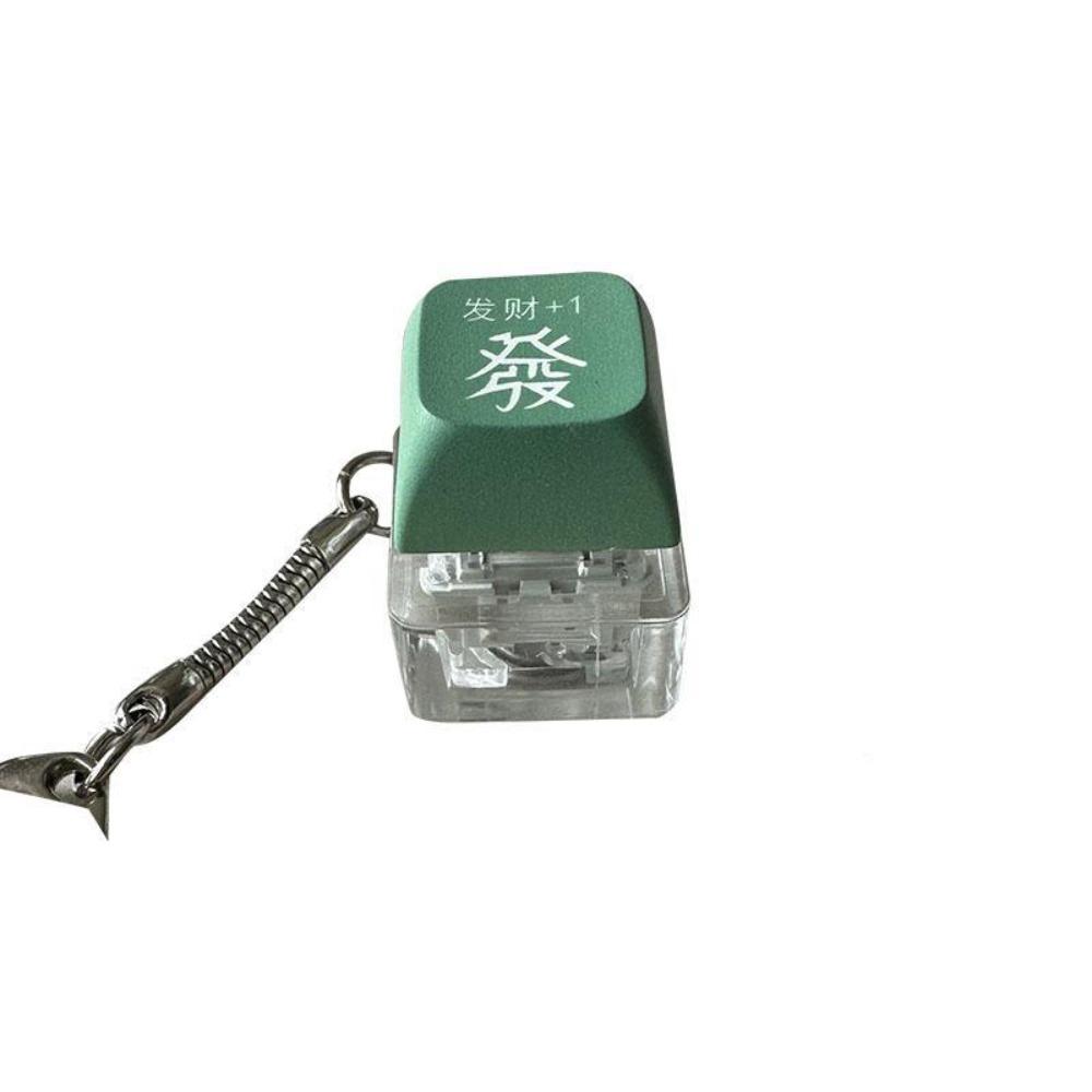 Button Cap Keycap Pendant Led Light Keycap Fidget Keychain New Finger Keyboard Gift