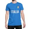 Мужская футболка с дизайном ИТАЛИЯ ITALY Название страны Футбол 6 Наций Регби