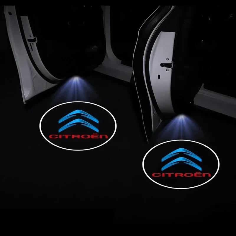 Car Door Welcome Lights Laser Projector Logo Wireless Car HD Courtesy Lamp For Citroen C2 C3 C4 C5 X7 C8 C4L DS3 DS4 DS5LS DS6 UW1