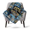 Papa You Are My King Home Customize Your Name Blankets Comfortable Soft Lightweight Multipurpose Blanket For Picnics Sofas Offices Beds Living Rooms