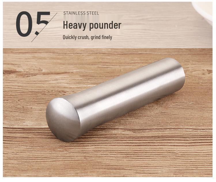 304 Stainless Steel Garlic Masher, Mincer, Peeler, and Spice Grinder