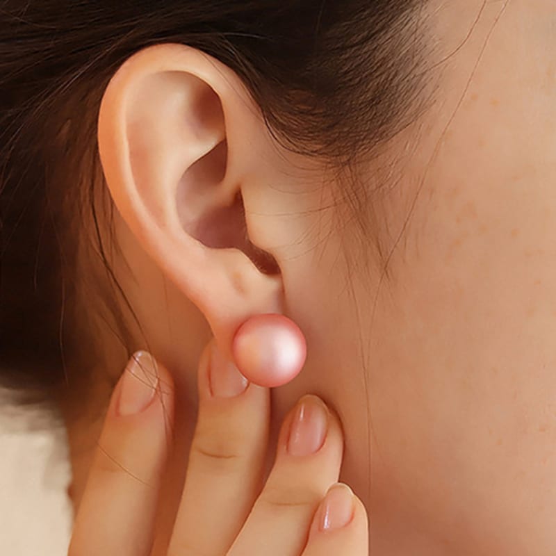 Dana Burton Tinted Love Ball Earrings_16mm