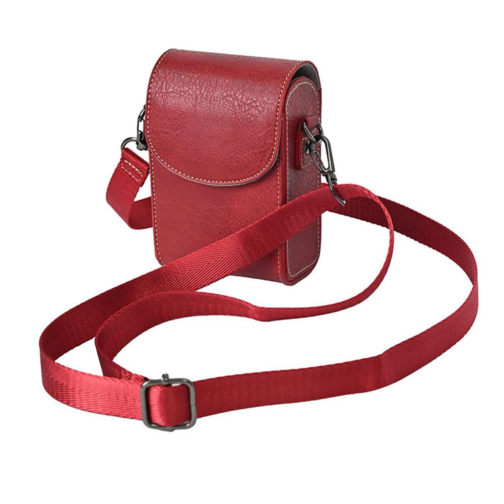 Универсальная сумка-чехол для камеры из ПУ кожи для Canon SX740 SX730 G7X2 G7X3 G9X M100 M200 Sony ZV1 ZV1F ZV1M2 HX90 Ricoh GR GR2 GR3