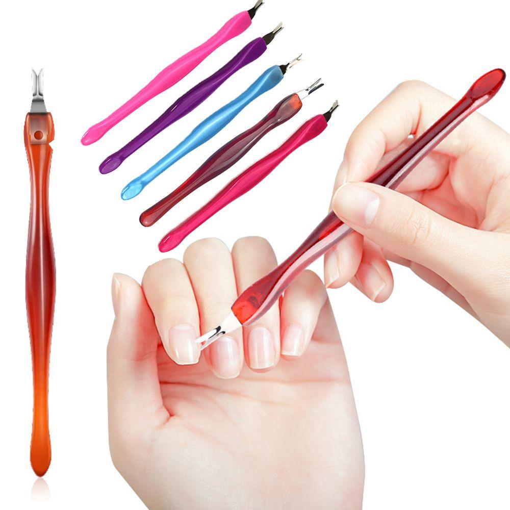Cuticle Nipper Pedicure Nail Polish Removal Nail Cuticle Pusher Dead Skin Fork Cuticle Remover