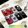 Чехол для телефона с орлом, флаг Албании, для iPhone 17, 16, 15, 14, 13, 12, 11 Plus, Pro, магнитный, с поддержкой беспроводной зарядки MagSafe