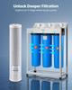 VEVOR Whole House Water Filter Replacement Cartridge, 4.5"x20"(11x51cm) CTO Carbon Block