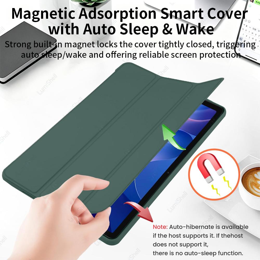 For Redmi Pad 2 Case Auto Wake Up & Sleep Silicone Cover Support Charging For Coque Xiaomi Redmi Pad 2 2025 Case Cover 11 inch