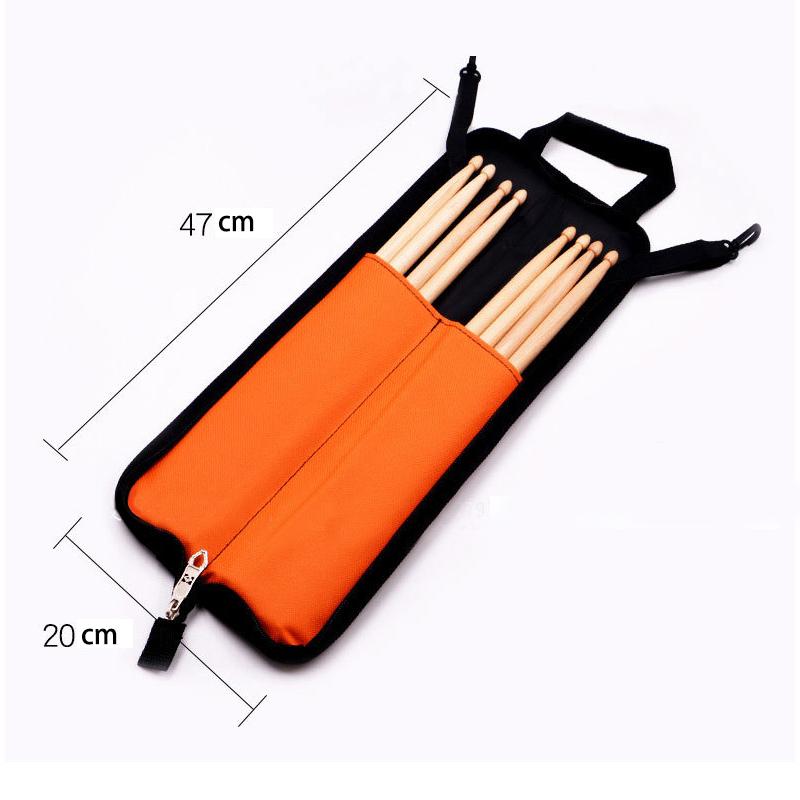 Bass Drum Drumstick Bag, Shoulder Strap Portable Jazz Drum Personalized Drumstick Bag, with Hand-held Drumstick Storage Bag
