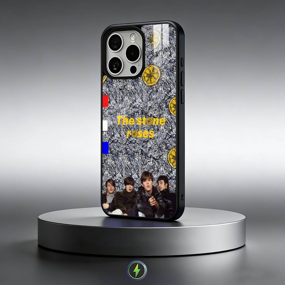 Чехол для телефона The Stone Roses Для iPhone 17, 16, 15, 14, 13, 12, 11 Plus, Pro Max Магнитный Для Magsafe Беспроводной Зарядки