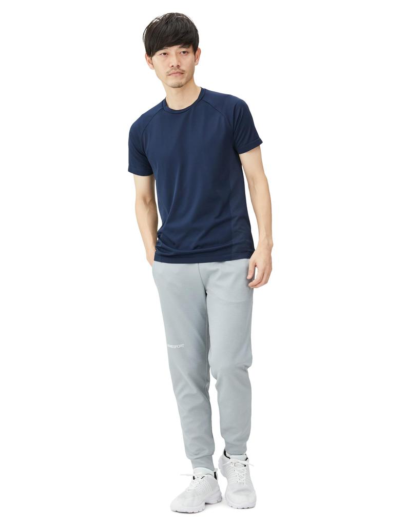 Длинные брюки Descente мягкие теплые зауженные книзу спортивные брюки эластичные термотренировочные беговые GYM 3L [Move Sports]