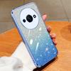 KEYSION Роскошный чехол-бампер с покрытием и блестками для Redmi A3 A3X, прозрачный мягкий ТПУ, противоударная задняя крышка для Xiaomi POCO C61