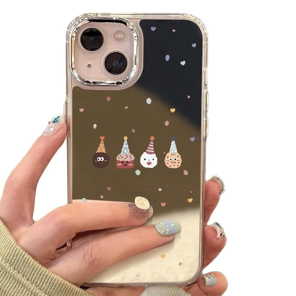 Elegant Mirror Phone Case with Lanyard for Honor Play 60PLUS