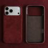 Luxury Alcantara Flip Case for iPhone 18 Pro Max 17 Air 16 Pro 15 Plus 14 13 Pro Full Body Shockproof Protective Cover Business Style