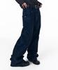 AAKAM Glazed Wax Denim Pants (Indigo)