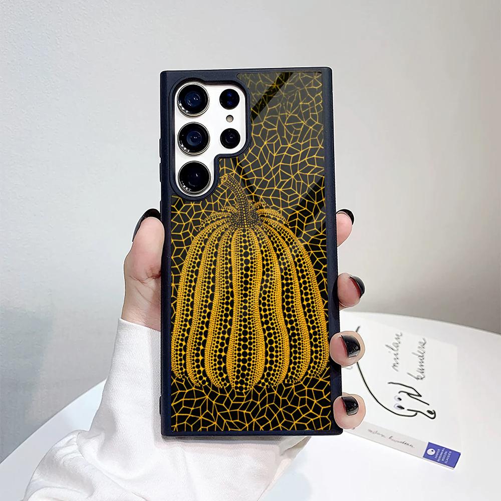 Чехол для телефона Яёи Кусамы для Samsung Galaxy S26 S25 S24 S23 S22 S21 S20 FE Edge Pro Plus Ultra PC+TPU
