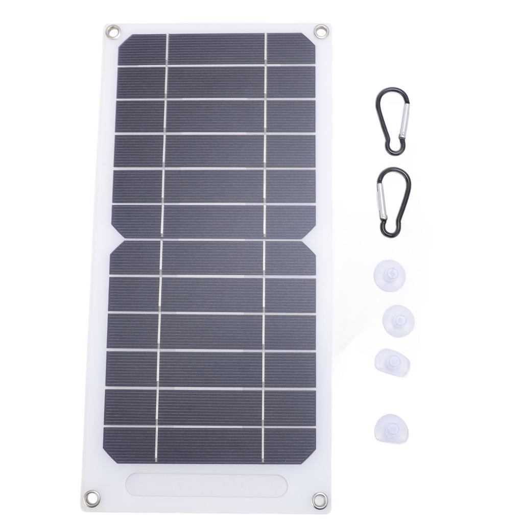 Портативная солнечная панель 6 Вт 2 USB-выхода Быстрая зарядка Монокристаллическая Высокоэффективная солнечная панель Телефон