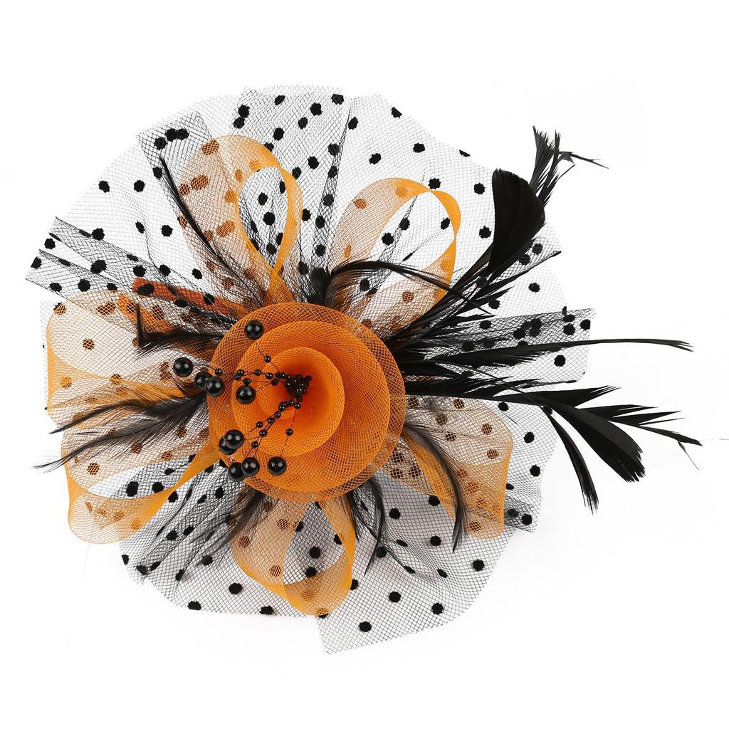Wedding Hair Fascinators Tea Party Headband Alice Headband Clip Feathers Hair Clip Fascinator Hat