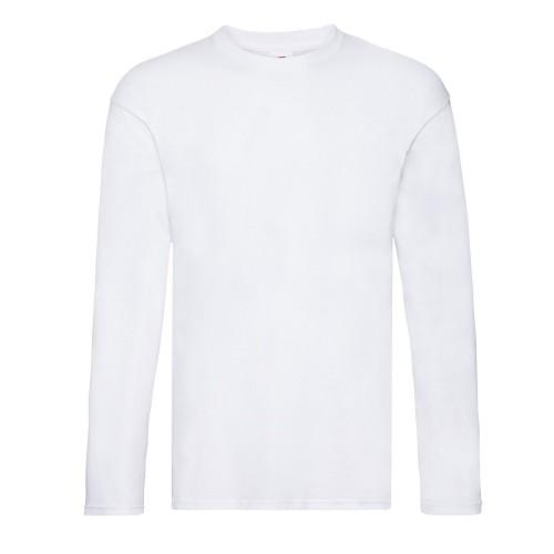 Fruit of the Loom Unisex Adult Original Plain Long-Sleeved T-Shirt