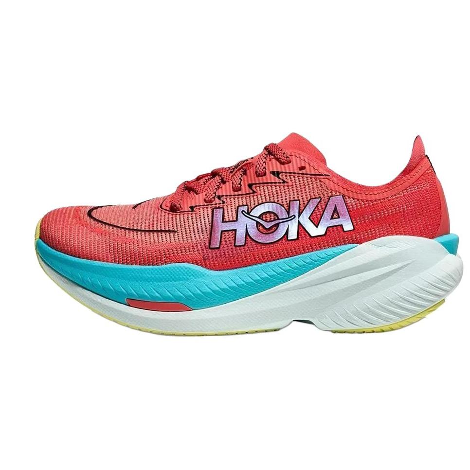 HOKA Mach X 2 Grapefruit Electric Coral Men Sneakers Pink 1155119-GFRT