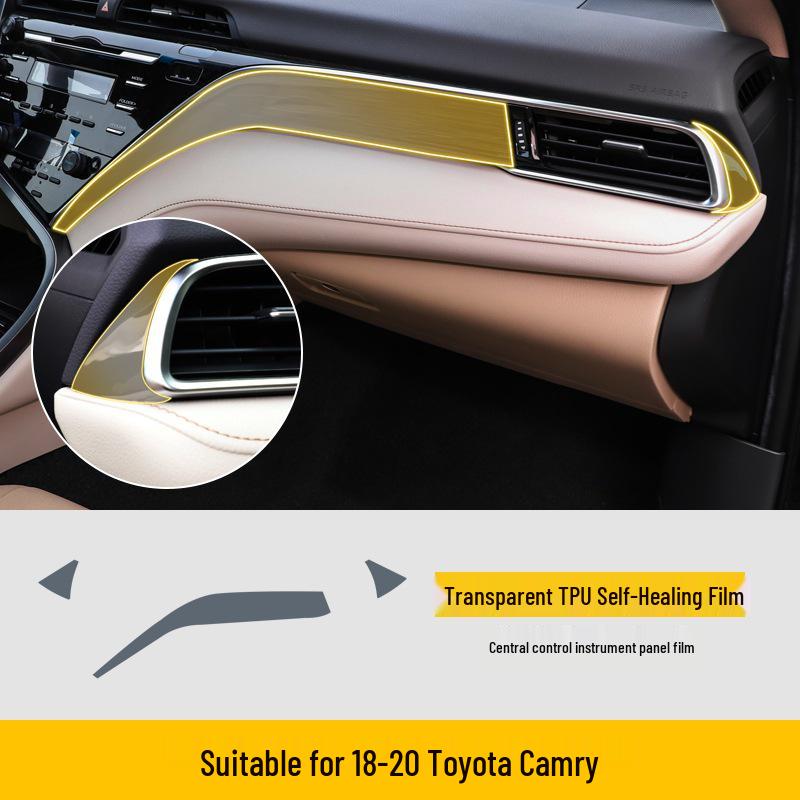 Защитная пленка из ТПУ для экрана центральной консоли Toyota Camry 18-25