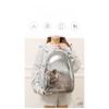 Portable Cat Backpack for Outdoors Breathable Pet Carrier Double Shoulder Dog And Cat Bookbag Space Design Cat Supplies