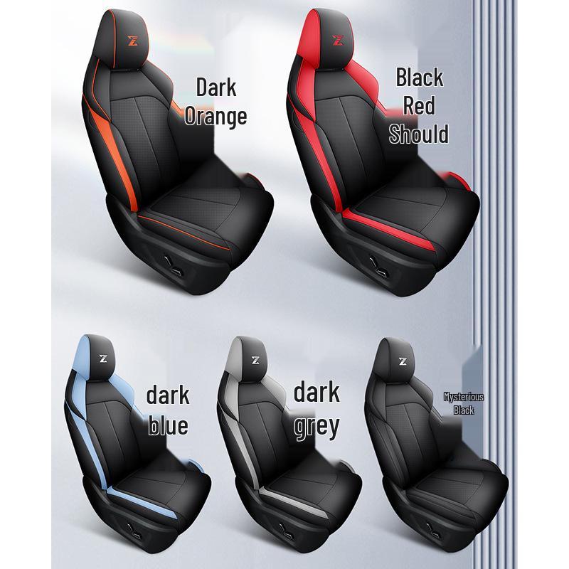 2022 Changan Oshan Z6 Full Coverage Cartoon Seat Cover & Cushion - Blue Whale Design, Four Seasons