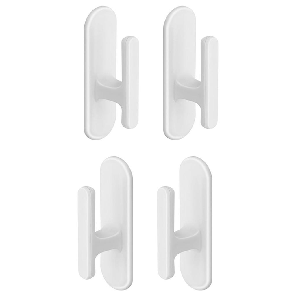 4Pcs Blind Cord Holder Safety Blind Cord Hooks Adhesive Window Blind String Wrap Cleat Winder for Home and Office Use