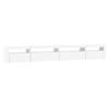 TV Cabinet with LED Lights White 270 x 35 x 40 cm