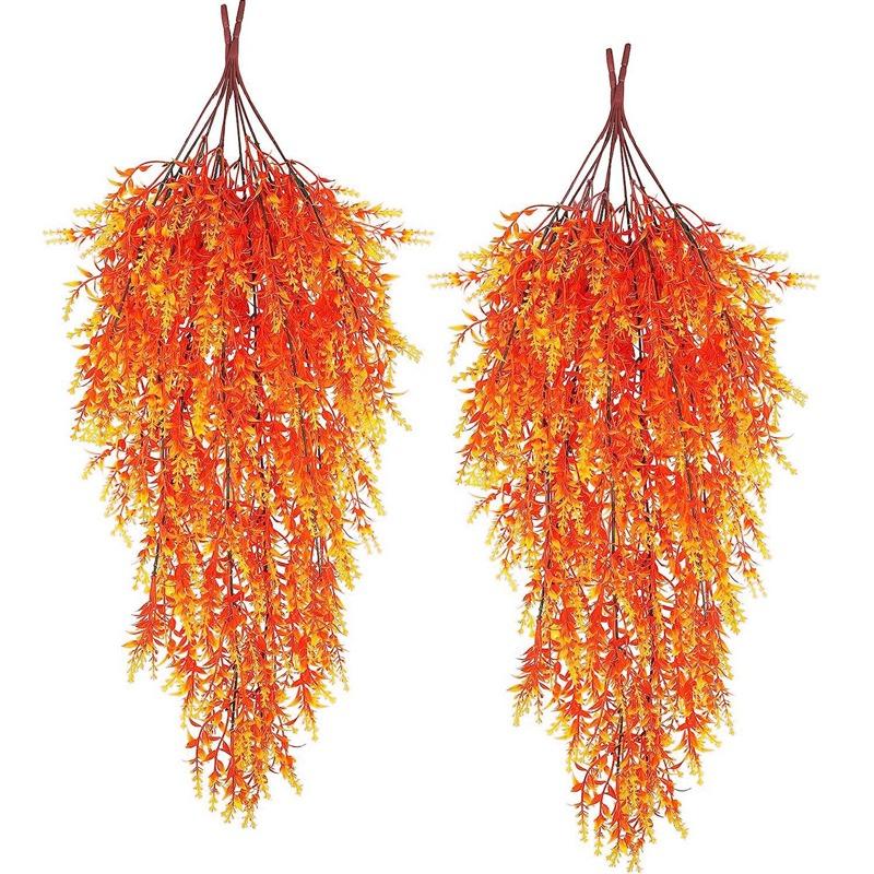 Artificial Ivy Flower Vine Garland Lavender Wall Hanging Home Garden Trailing Basket Plants