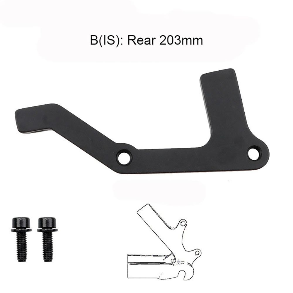 Черный адаптер для крепления дискового тормоза Сверхлегкий кронштейн для замены стойки A/B 140 мм 160 мм 180 мм 203 мм