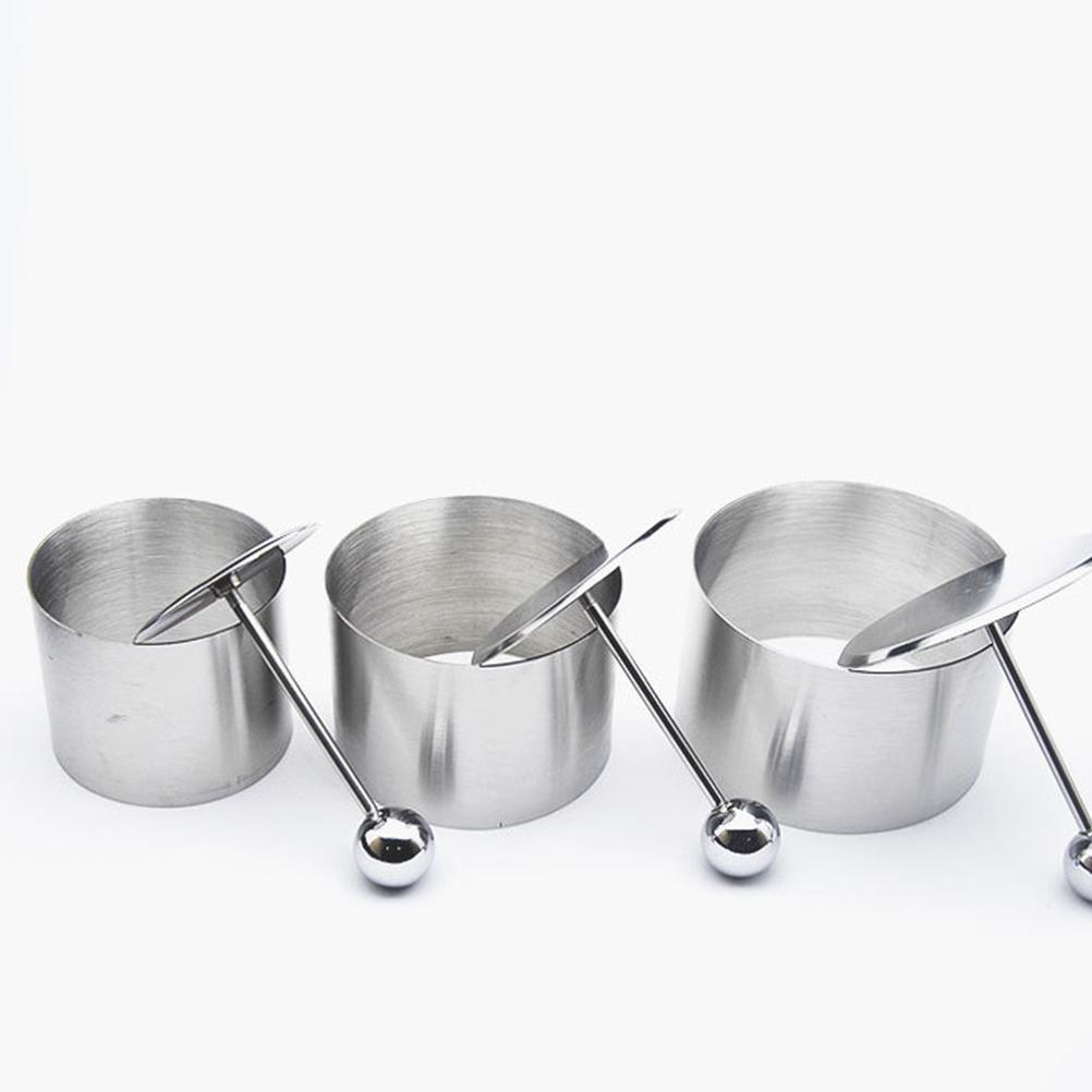 Round Mold Dish Modeling Molds Stainless Steel Cold Shapers Fruit Accessories Mousse Ring Kitchen Gadget Circle An Fittings