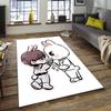 1pc Kpop Team5 Design Area Rug - Non-Slip, Soft & Cozy Floor Mat for Living Room, Bedroom, Office - Indoor/Outdoor Decorative Carpet